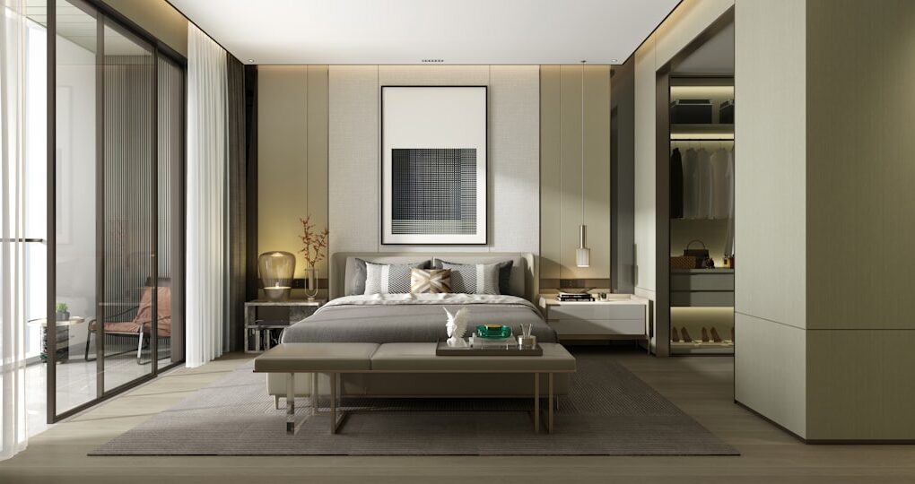 Photo bedroom, storage bench